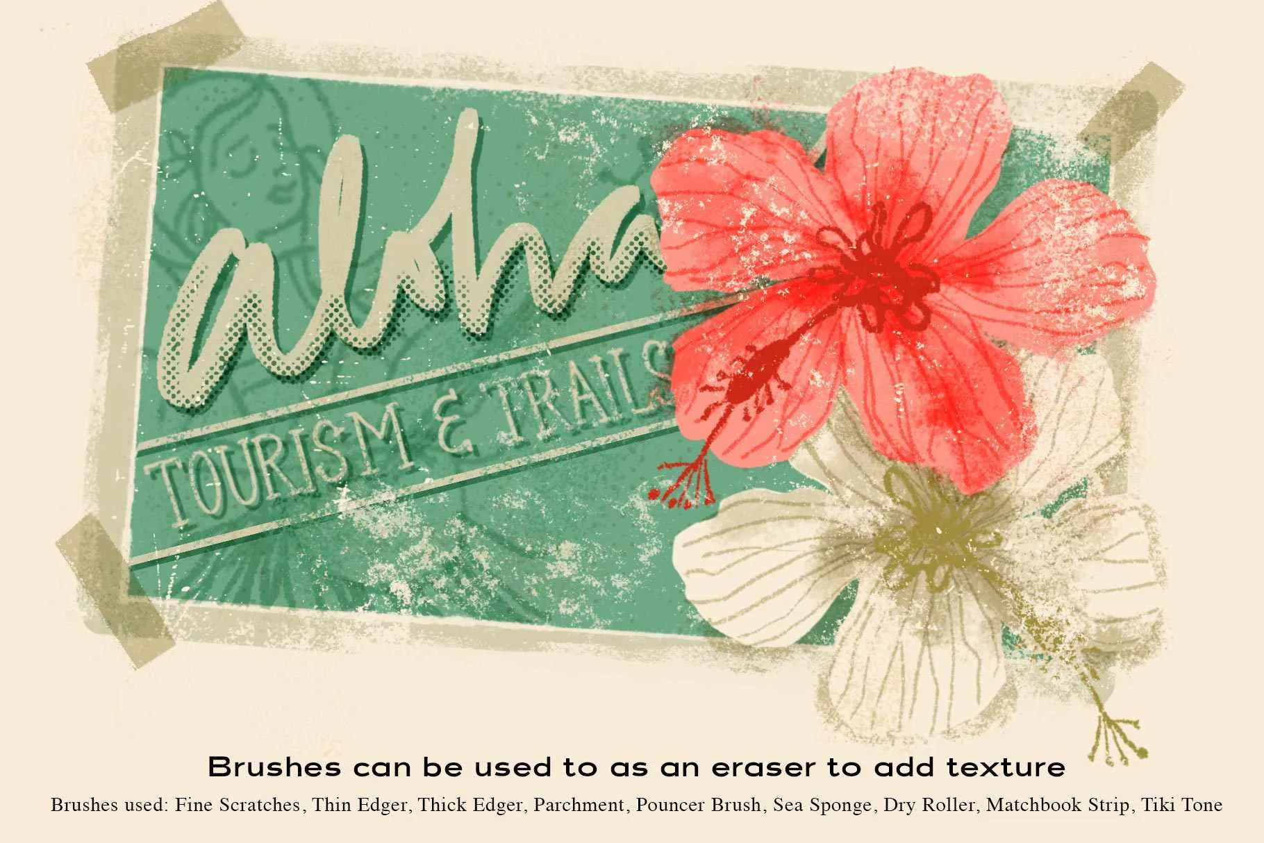 The Texture Brush Pack for Photoshop