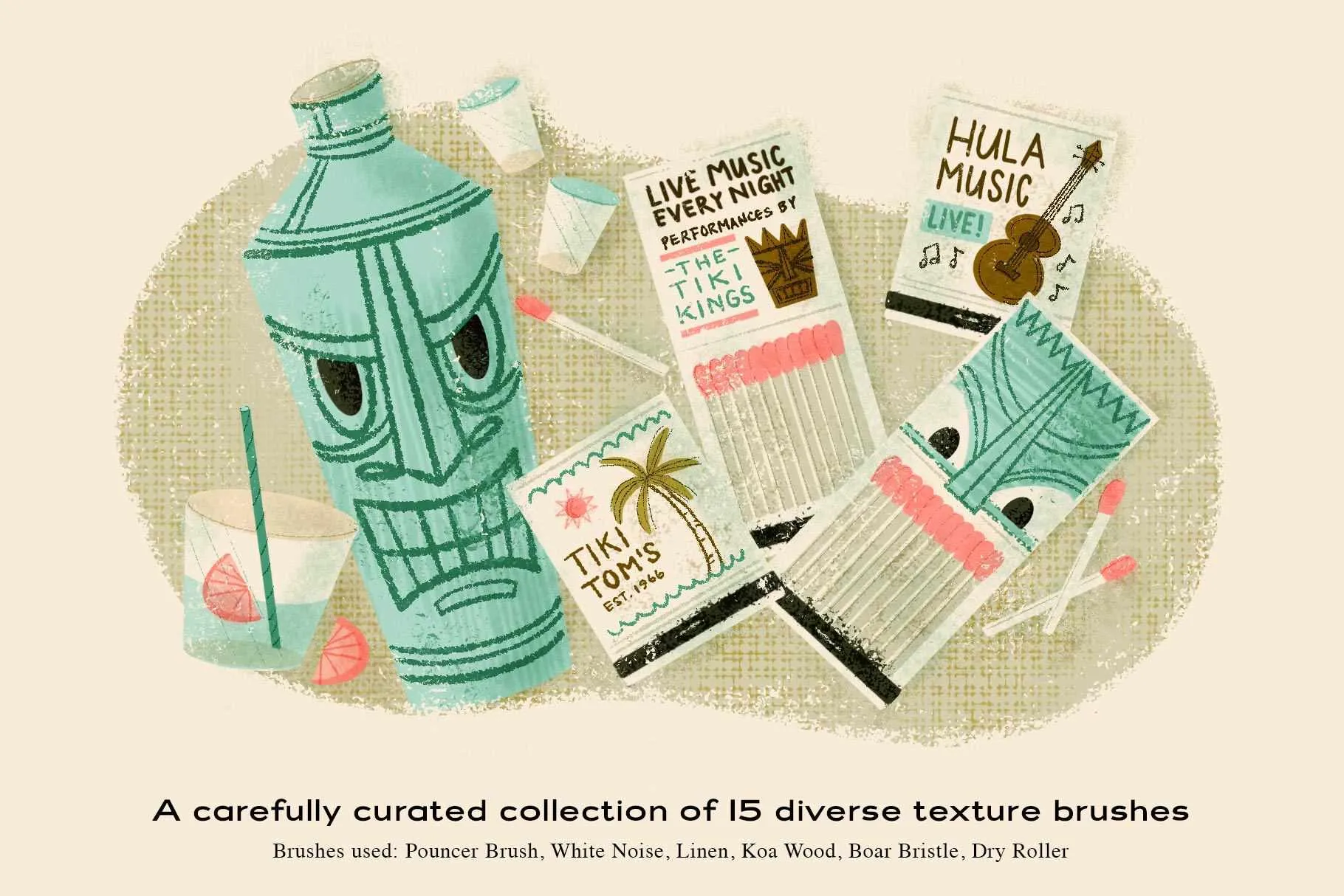 The Texture Brush Pack for Photoshop