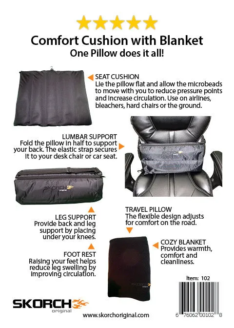 Travel Pillow Comfort Cushion with Blanket (#102)