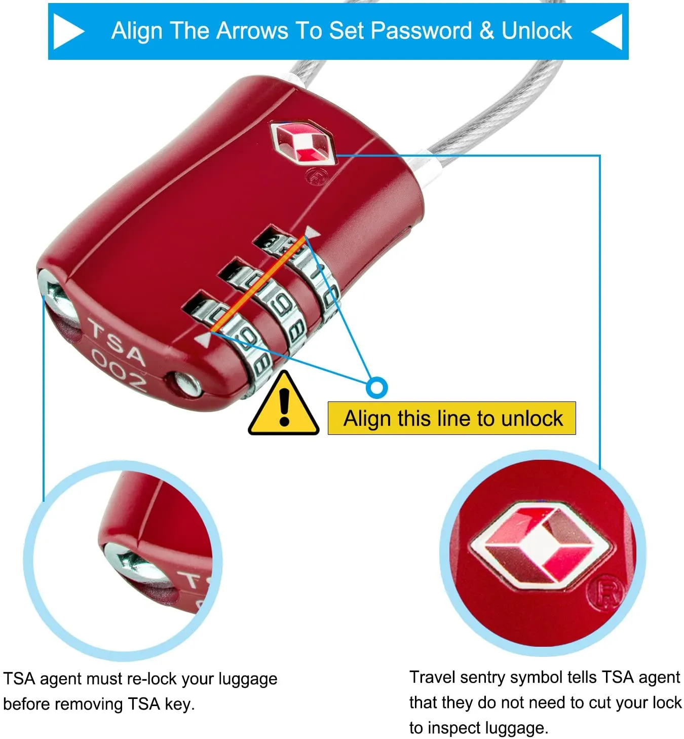 Travel Sentry Tsa Luggage Lock