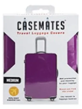 Travel suitcase cover - Large - perfect for ensuring your luggage stands out! - Purple