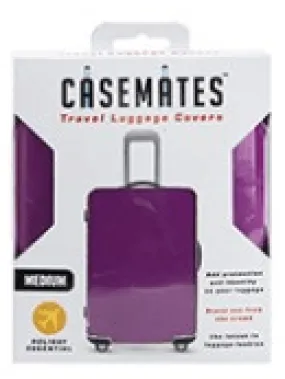 Travel suitcase cover - Medium - perfect for ensuring your luggage stands out! -Purple