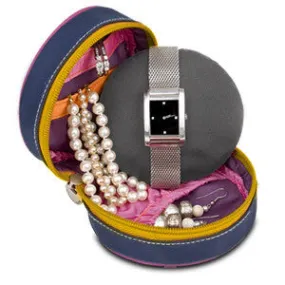 Travelon Daisy Chain Jewelry Stash (Navy)