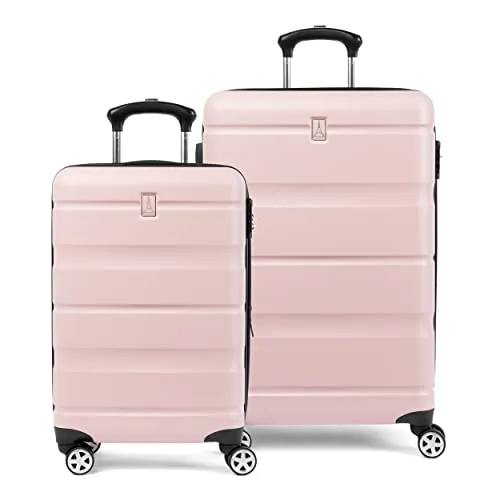 Travelpro Runway 2 Piece Luggage Set, Carry-on & Convertible, Powder Pink