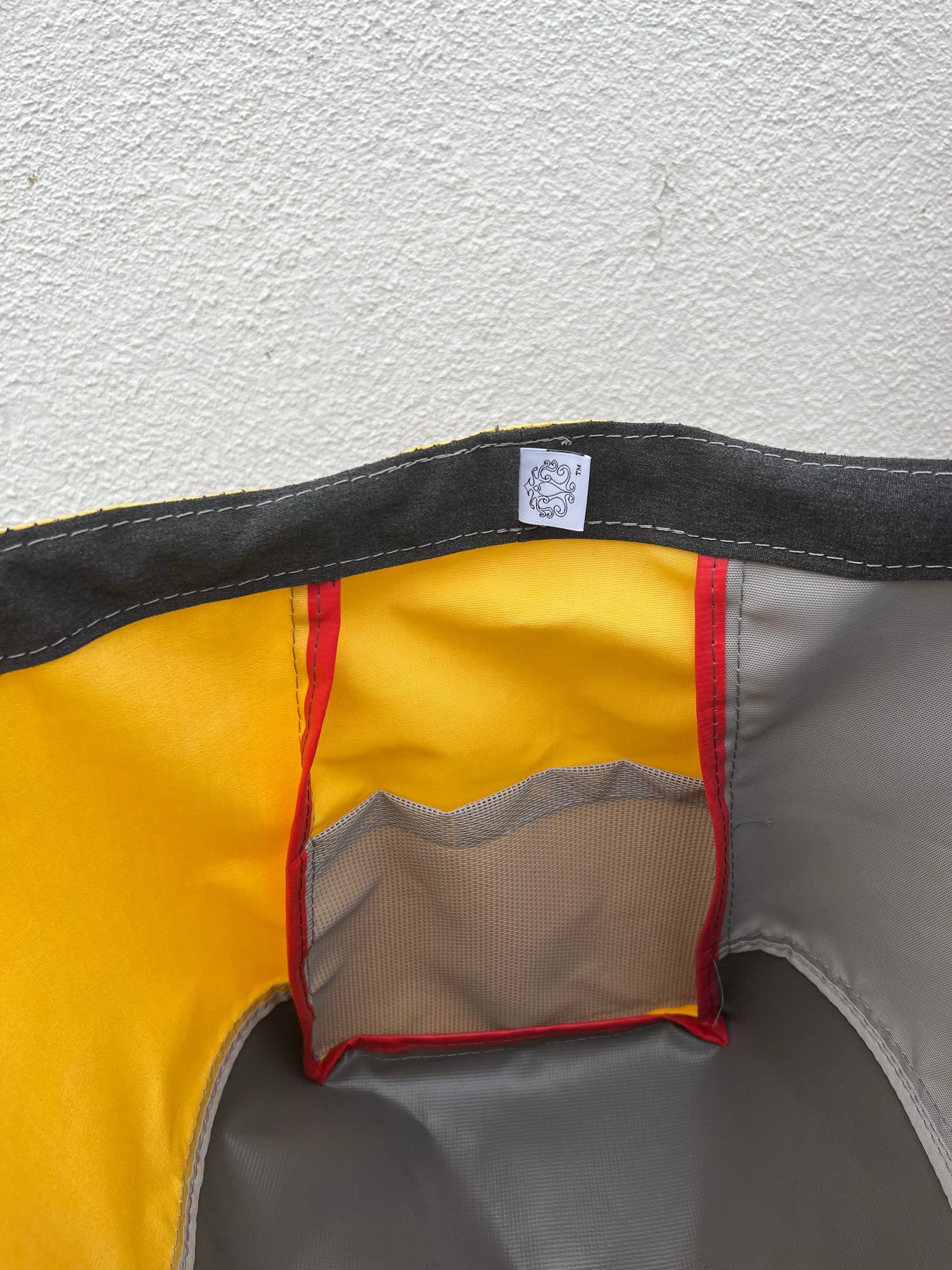 Upcycled Beach Bag short handle