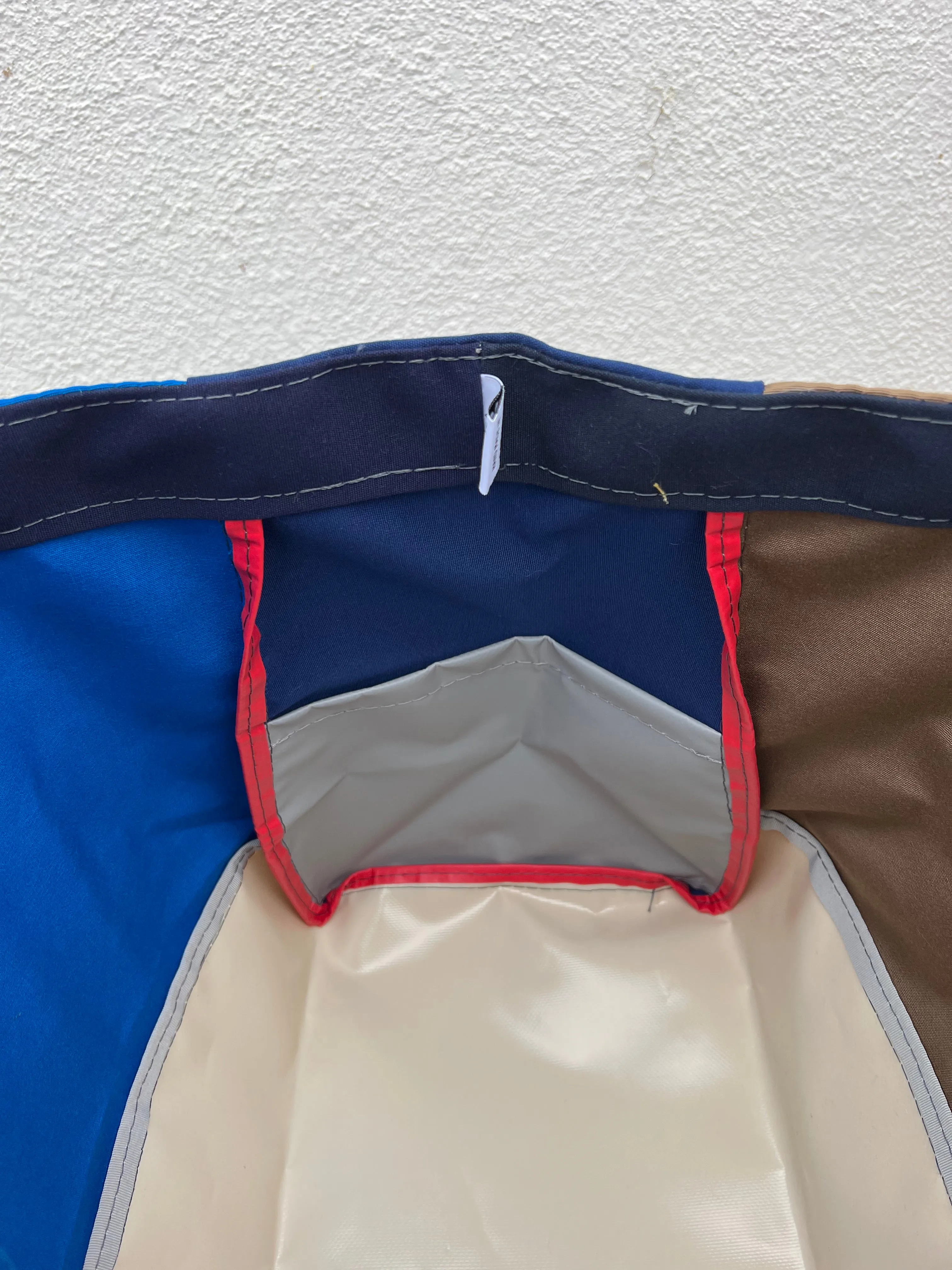 Upcycled Beach Bag short handle