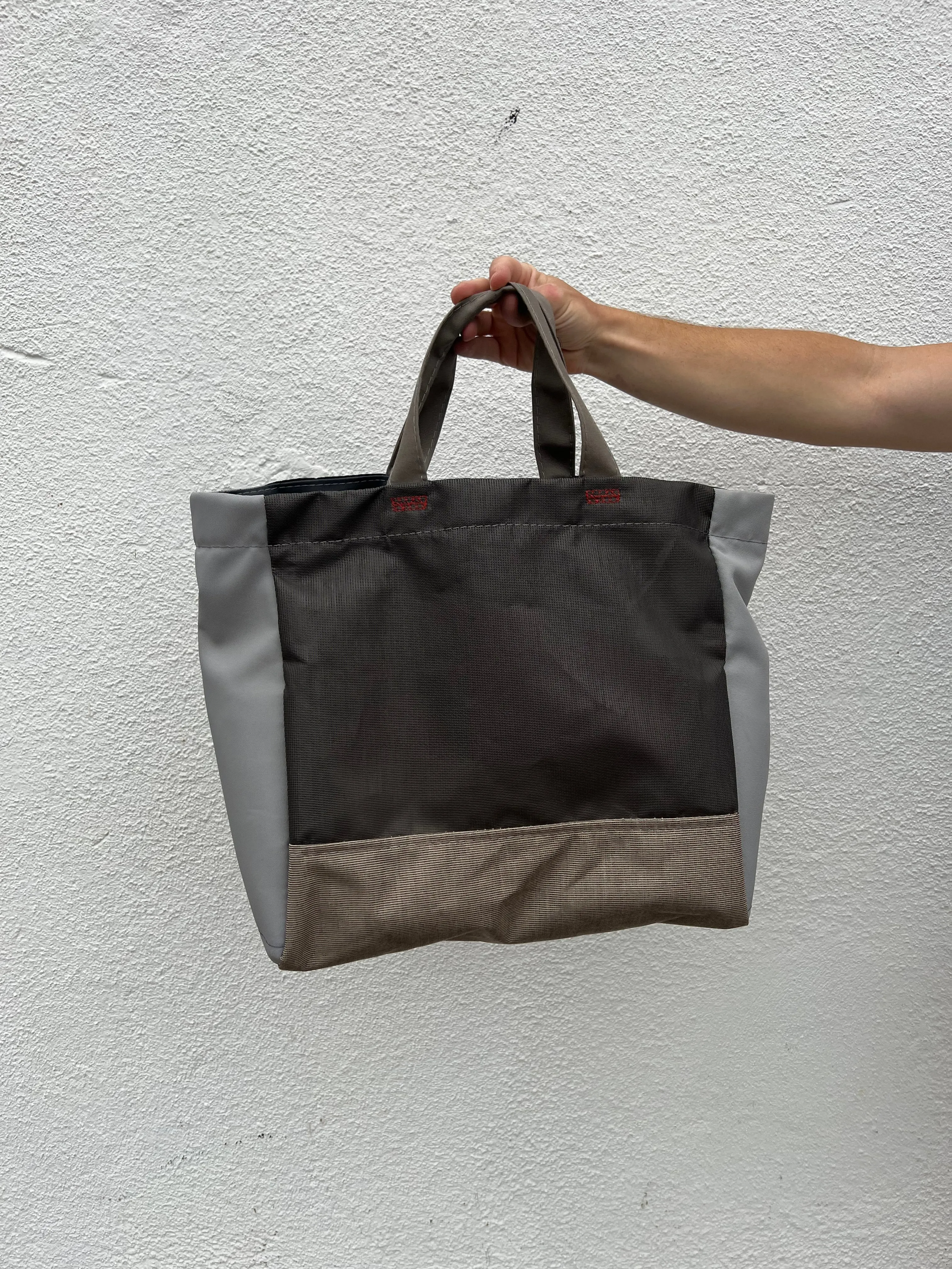 Upcycled Beach Bag short handle