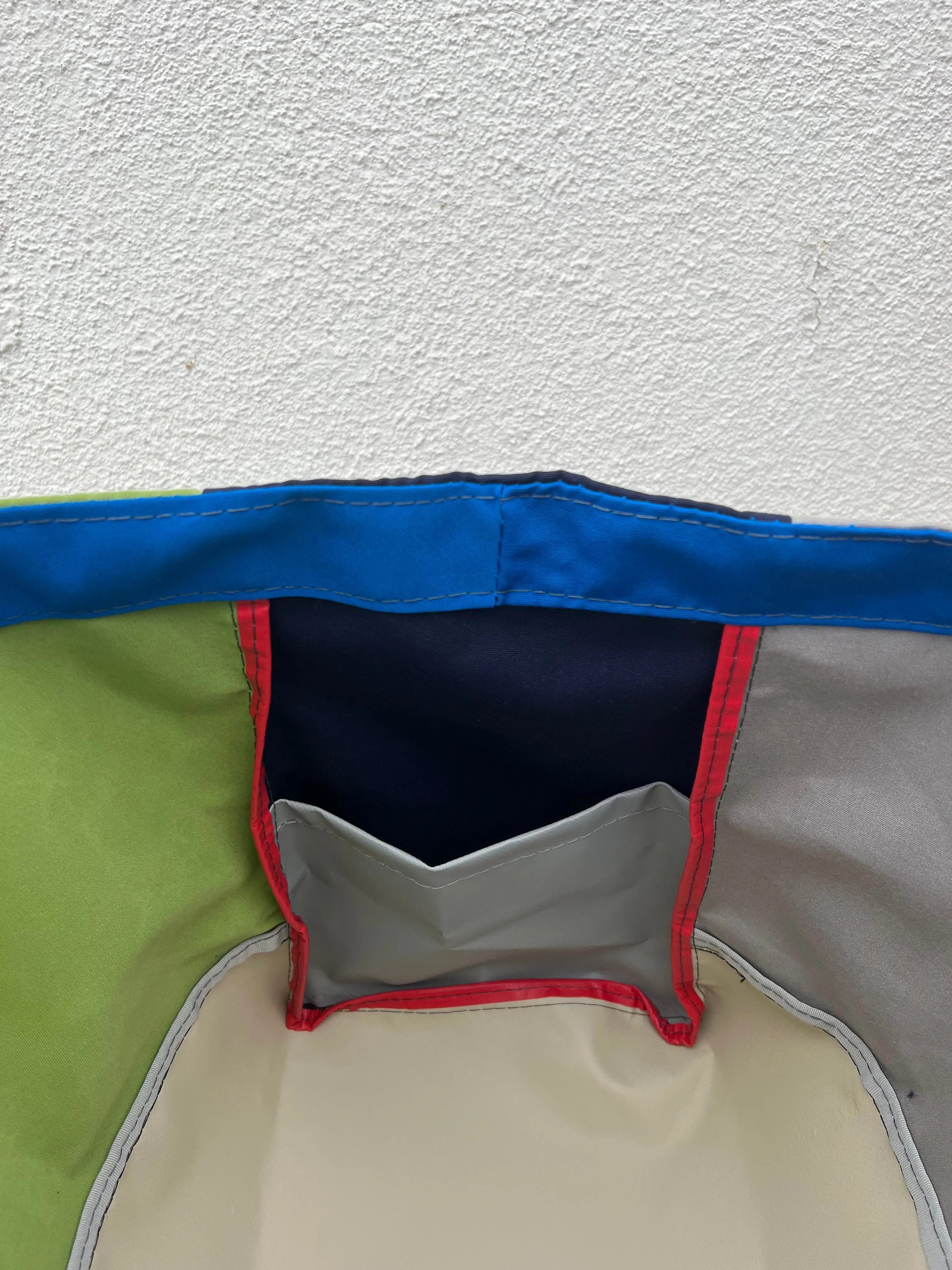 Upcycled Beach Bag short handle