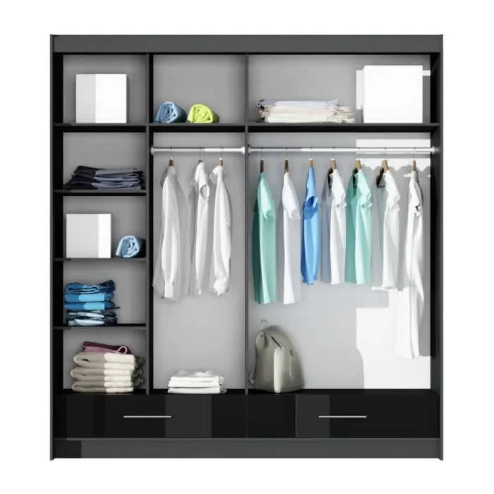 Wardrobe MARSYLIA 203cm White