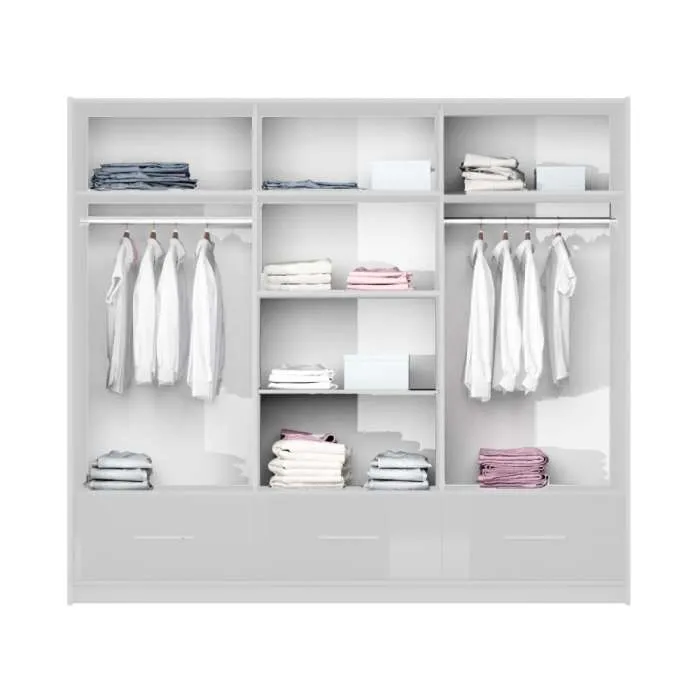 Wardrobe MARSYLIA 255 White