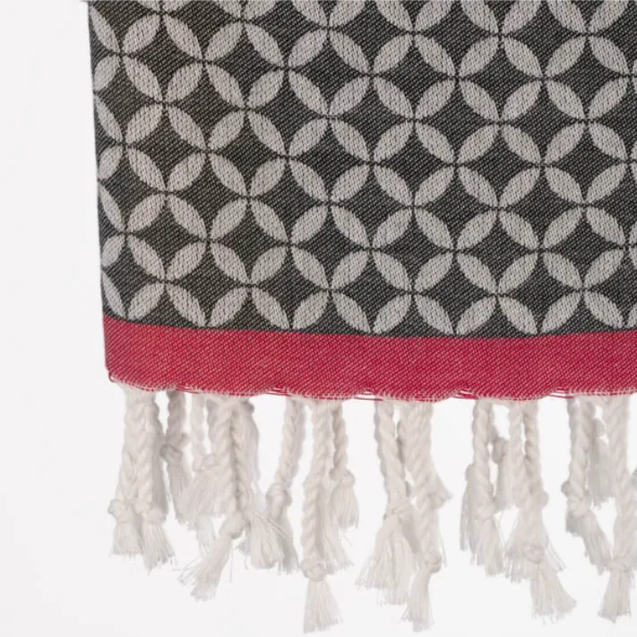 Yildiz Motif Luxe Turkish Bath Towel